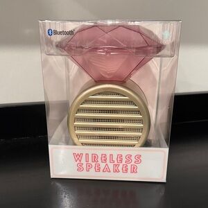 Diamond Pink and Gold Wireless Speaker